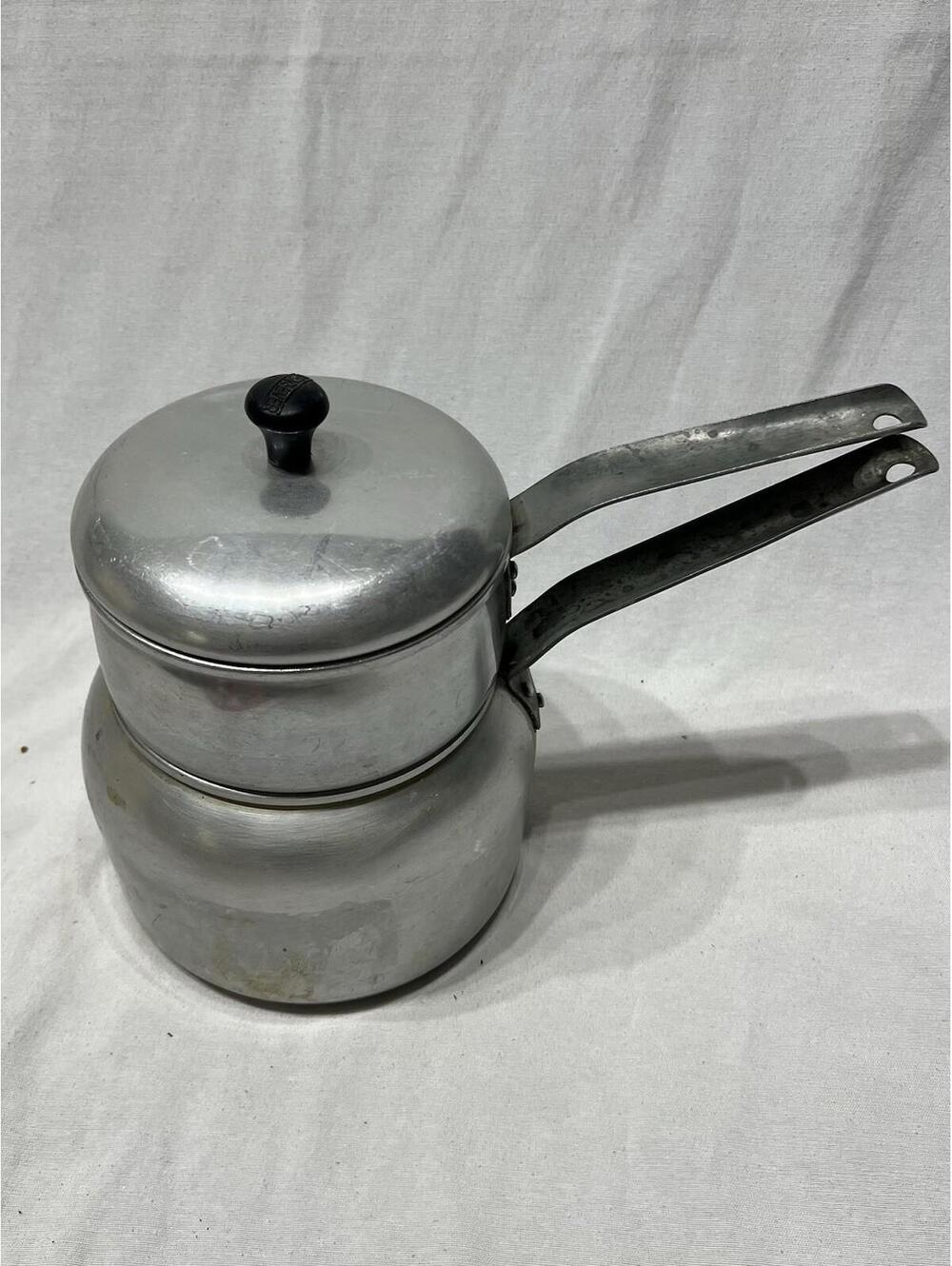 vintage Wear-Ever aluminum double boiler